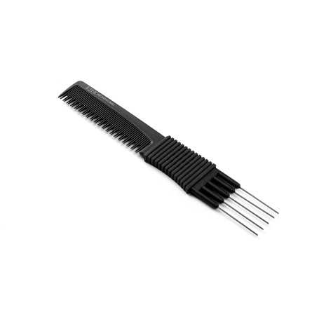 Ejik Professional Pieptan tip furculita, din carbon, pentru tapat si finisat, 19cm CB970