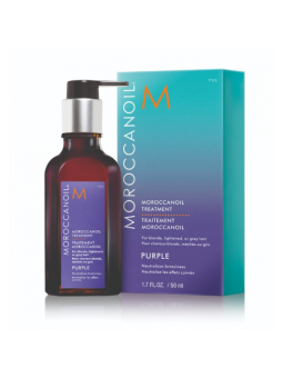 Moroccanoil Treatment Purple Ulei tratament cu pigment violet pentru par blond 50ml