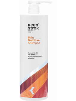 Keen Strok Bain Nutritive Shampoo Sampon nutritiv cu keratina si ulei de macadamia 1000ml