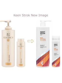 Keen Strok Bain Nutritive Shampoo Sampon nutritiv cu keratina si ulei de macadamia 1000ml