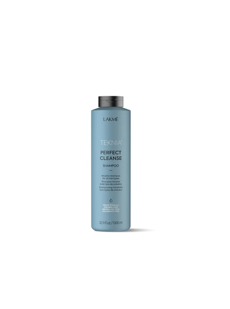 Lakme Teknia Perfect Cleanse Shampoo Șampon micelar pentru curățare în profunzime 1000 ml