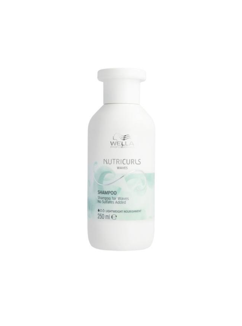 Wella Professionals Nutricurls Waves Shampoo Sampon fara sulfati pentru par ondulat 250ml