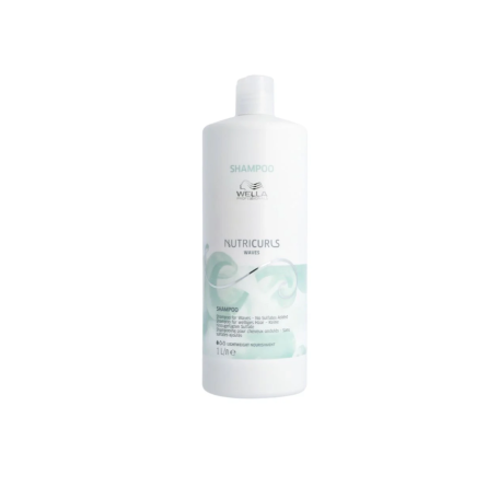 Wella Professionals Nutricurls Waves Shampoo Sampon fara sulfati pentru par ondulat 1000ml