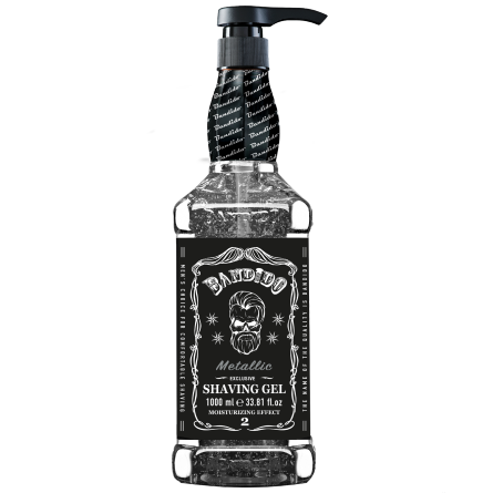 Bandido Shaving Gel Metallic Gel pentru barbierit 1000ml