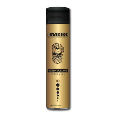 Bandido Hair Spray Extra Volume Gold Fixativ cu fixare extrema 400ml