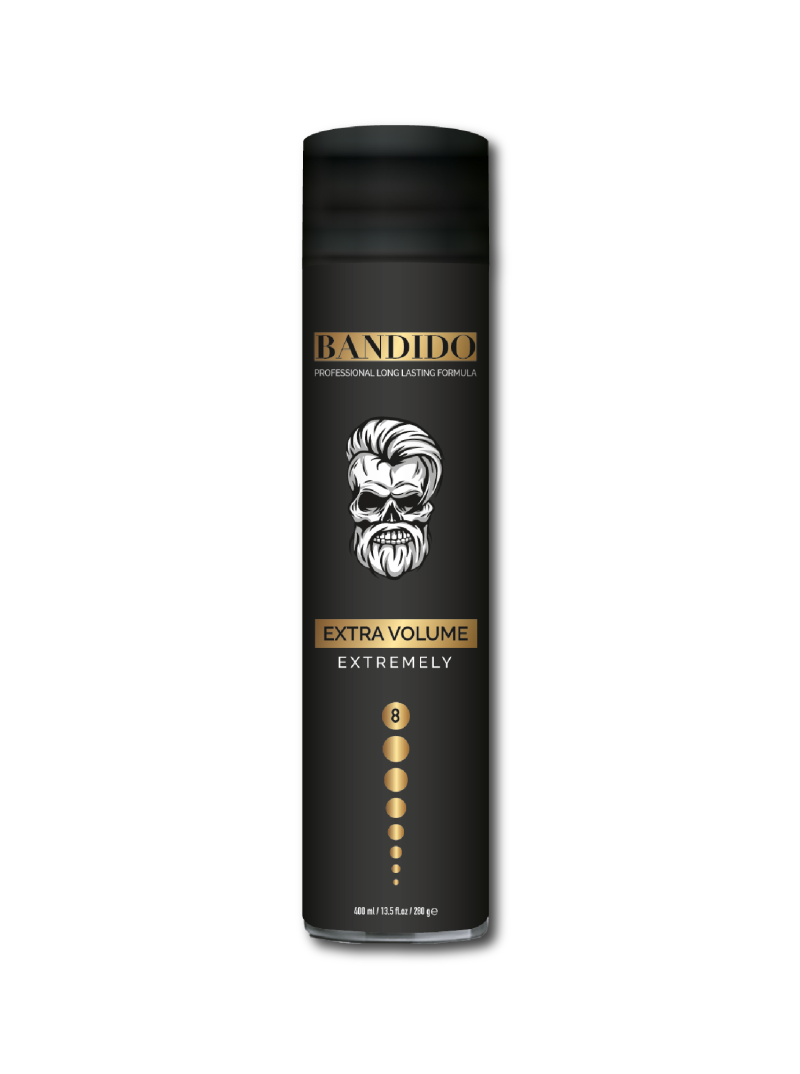 Bandido Hair Spray Extra Volume Black Fixativ cu fixare extrema 400ml