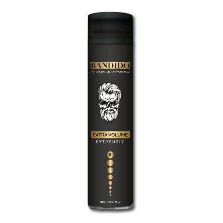 Bandido Hair Spray Extra Volume Black Fixativ cu fixare extrema 400ml