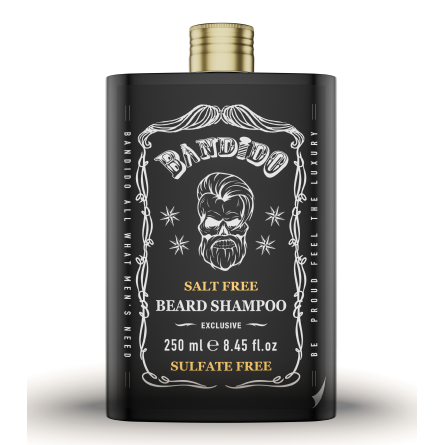 Bandido Beard Shampoo Sampon fara sulfati, pentru barba 250ml