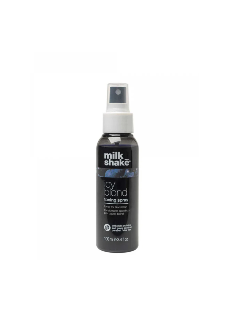 Milk_Shake Icy Blond Toning Spray nuantator pentru păr blond, tonuri reci 100ml