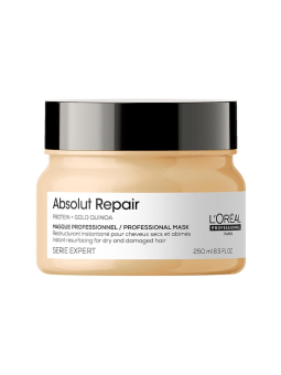 L'Oreal Professionnel Absolut Repair Protein + Gold Quinoa Masca pentru par deteriorat 250ml