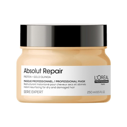 L'Oreal Professionnel Absolut Repair Protein + Gold Quinoa Masca pentru par deteriorat 250ml