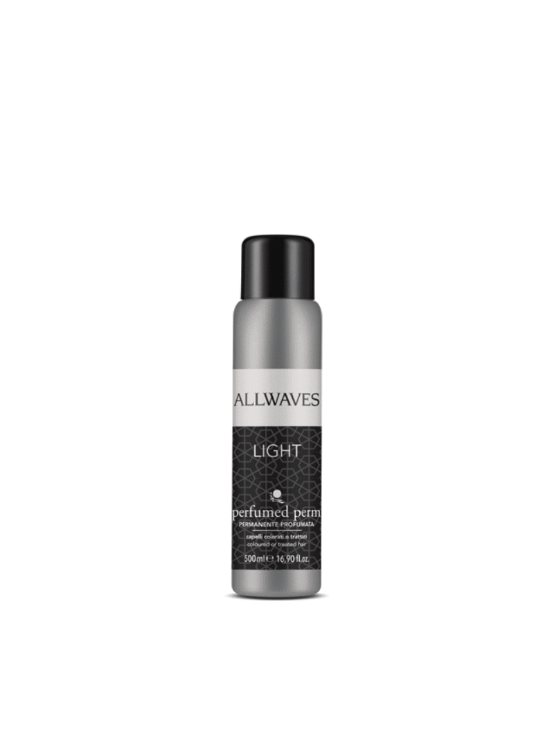 Allwaves Perfumed Perm Solution Light Solutie de permanent fara amoniac, pentru par vopsit si tratat 500ml