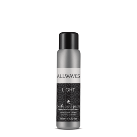 Allwaves Perfumed Perm Solution Light Solutie de permanent fara amoniac, pentru par vopsit si tratat 500ml