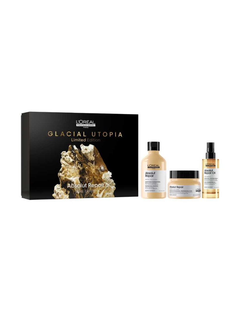 L'Oreal Professionnel Absolut Repair Set Pentru Par Deteriorat Sampon 300ml + Masca 250ml + Ulei 90ml