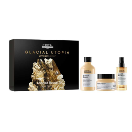 L'Oreal Professionnel Absolut Repair Set Pentru Par Deteriorat Sampon 300ml + Masca 250ml + Ulei 90ml