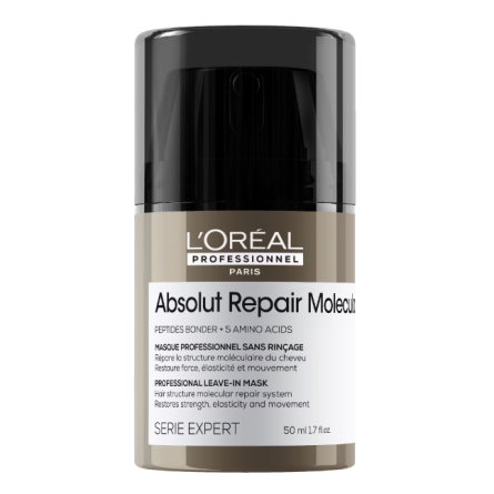 L'Oreal Professionnel Absolut Repair Molecular Leave-In Mask Tratament fara clatire pentru par deteriorat 50ml