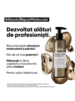 L'Oreal Professionnel Absolut Repair Molecular Liquid Treatment Tratament pentru par deteriorat 250ml