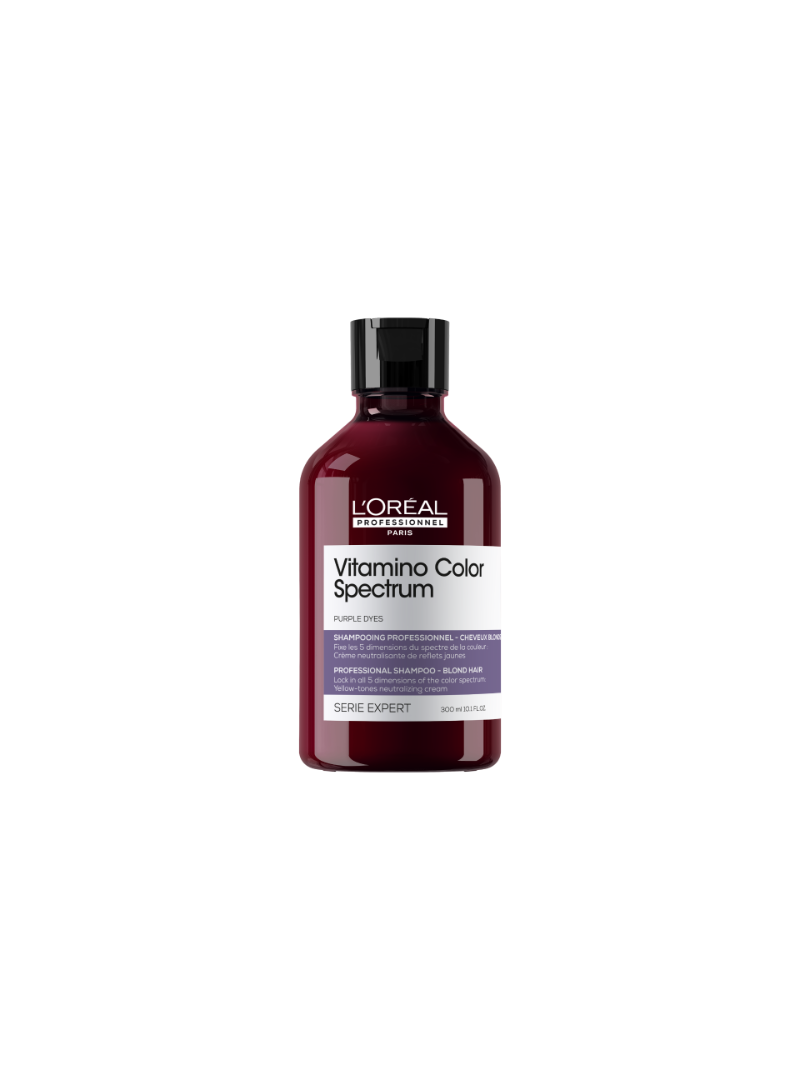 L'Oreal Professionnel Vitamino Color Spectrum Purple Shampoo Sampon nuantator pentru par blond 300ml