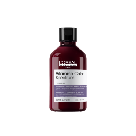 L'Oreal Professionnel Vitamino Color Spectrum Purple Shampoo Sampon nuantator pentru par blond 300ml