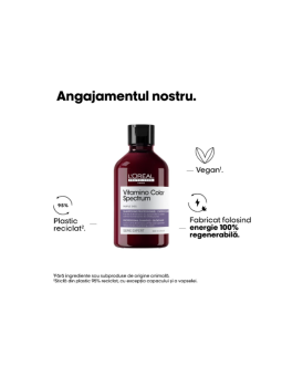 L'Oreal Professionnel Vitamino Color Spectrum Purple Shampoo Sampon nuantator pentru par blond 300ml